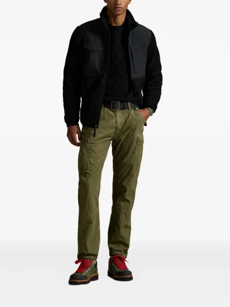 Ριγέ polo Polo Ralph Lauren με κουκούλα με αυτόγραφο λευκό