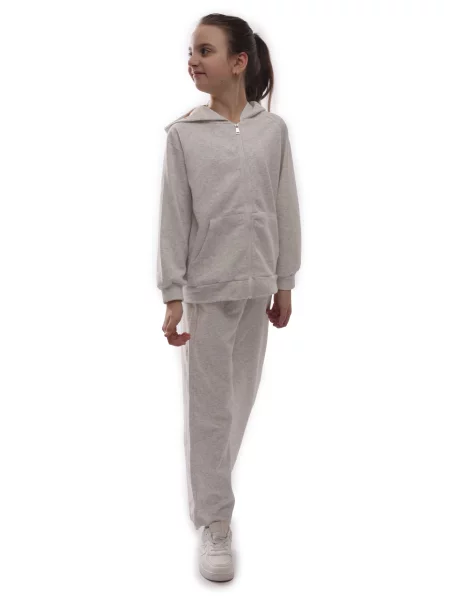 Дитячий Спортивний костюм LUMO світло-сірий віскоза/поліестер сірий