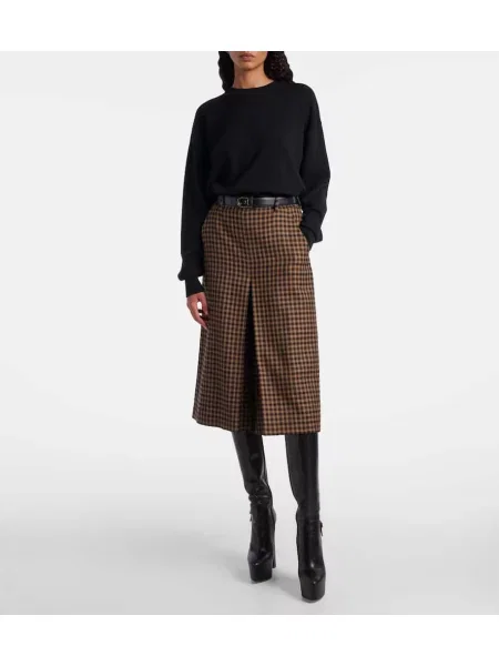 Pulover Saint Laurent din cașmir negru