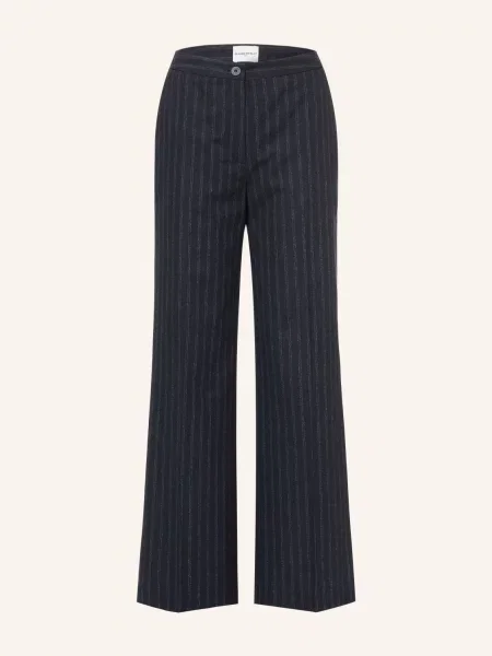 Claudie Pierlot Spodnie Typu Marlena blau niebieskie