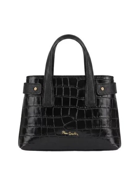 Torebka Pierre Cardin skórzana czarna