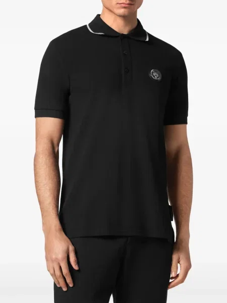 Polo Plein Sport με ρίγες τίγρη μαύρο