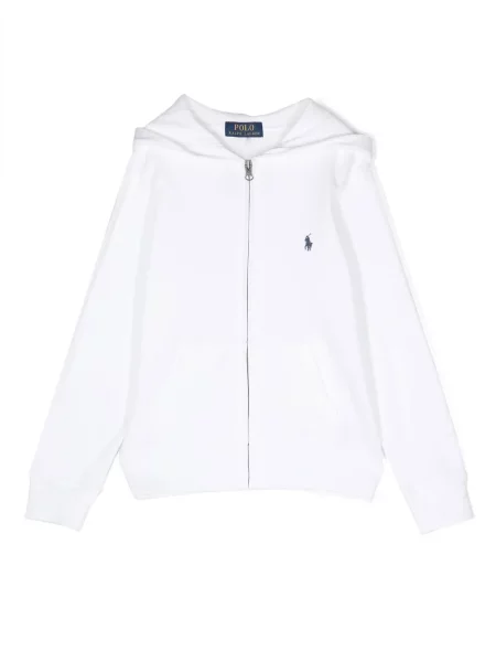 Bluza z kapturem dziecięca Polo Ralph Lauren biała