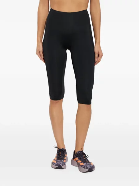Sală de gimnastică leggings Adidas cu broderie cu dungi alb