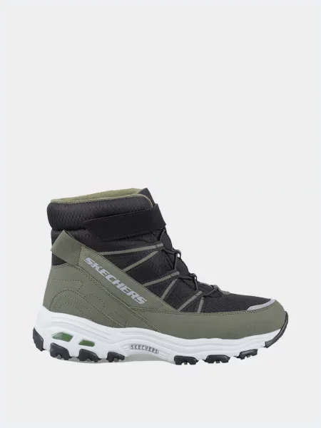 Детские ботинки Skechers серые