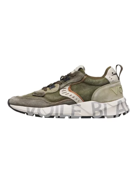 Sneakersy Voile Blanche skórzane zielone