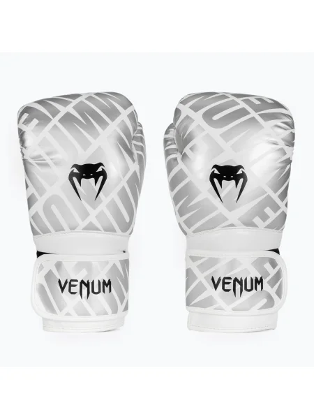 Боксови ръкавици Venum Contender XT Boxing white/silver бяло