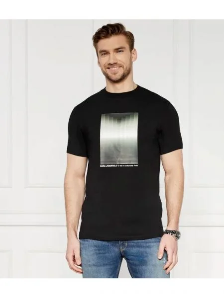 Karl Lagerfeld Póló | stretch fekete