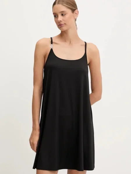 Emporio Armani sukienka mini prosta czarny