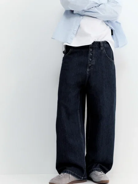 Pull&Bear Traperice tamno plava