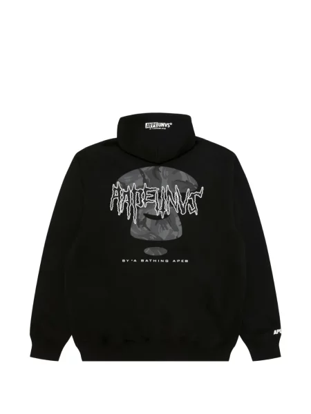 Суичър с качулка Aape By *a Bathing Ape® с принт черно