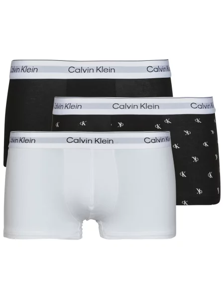 Boksarice Calvin Klein Jeans z nizkim pasom črna
