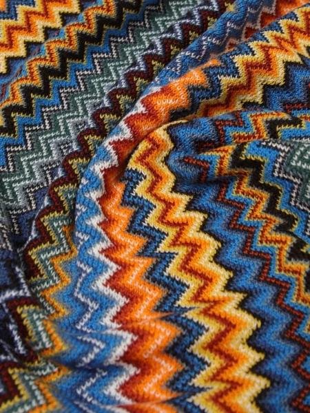 Fular Missoni albastru