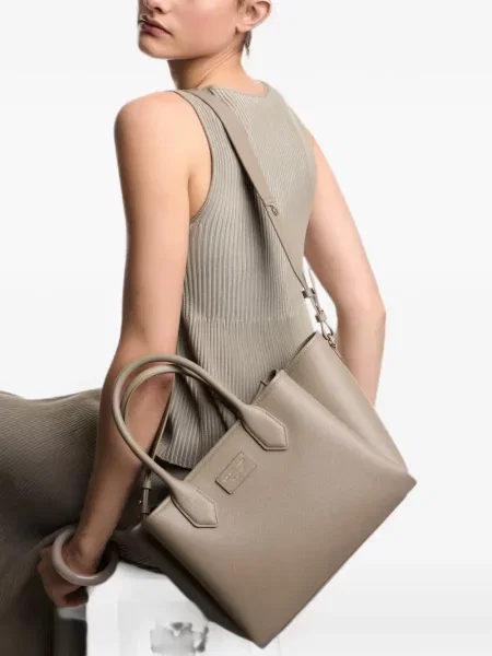 Geantă shopper Emporio Armani cu autograf