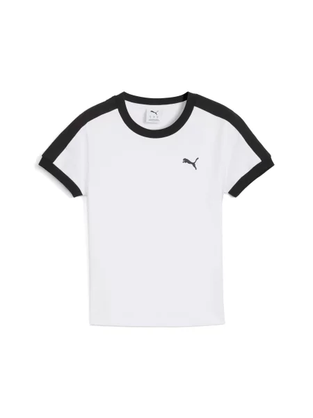 PUMA Tricou negru alb