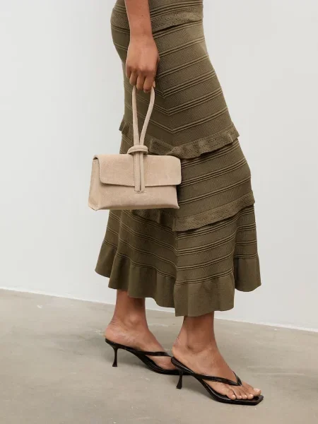 Pisemska torbica iz semiša Answear.LAB bež