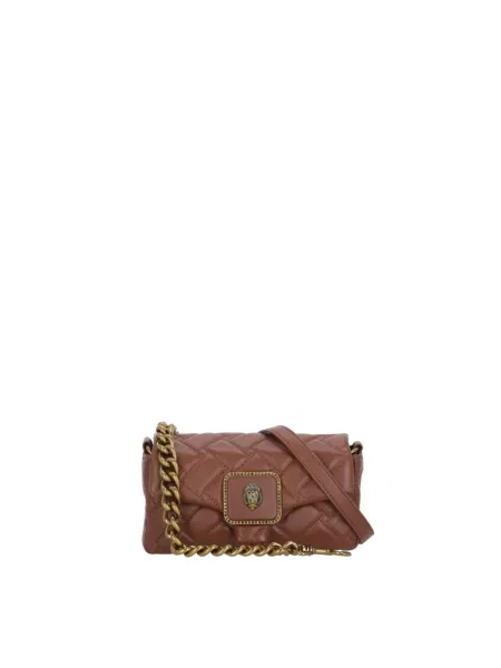 Kurt Geiger London torebka crossbody skórzana PIMLICO brązowa