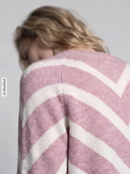 Sweter o kroju regular fit z raglanowymi rękawami model ELIZA' Only różowy