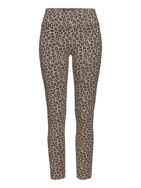 LASCANA Leggings maro deschis negru