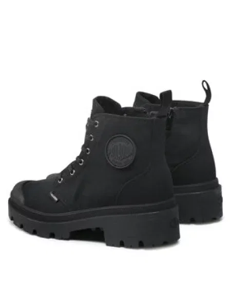 Palladium Pohodni čevlji Pallabase Twill črna