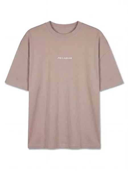 Pegador Tricou supradimensional Bracy gri taupe alb