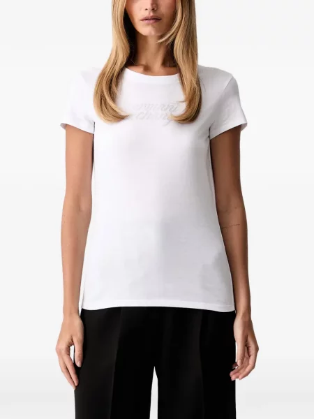 Stras tricou Armani Exchange alb