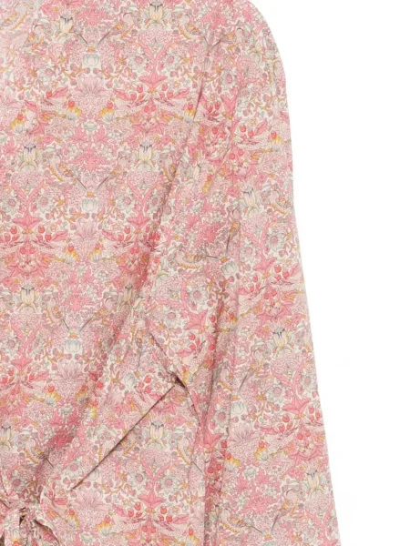 Bluză Jnby cu model floral cu imagine roz