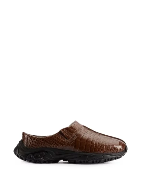 Papuci tip mules Clarks Originals din piele roz