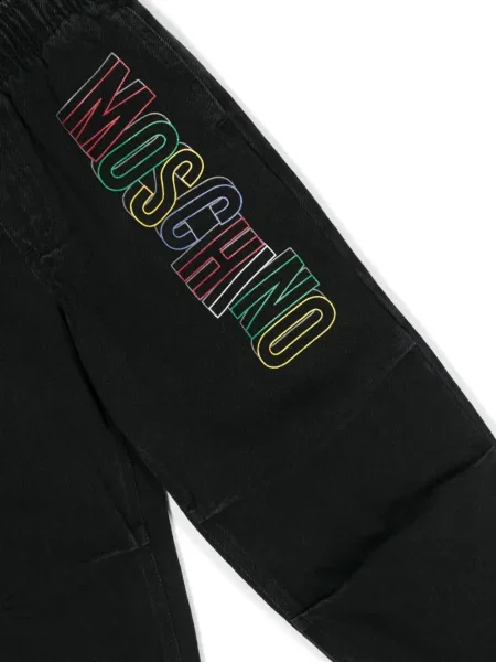 Blugi conici Edoti cu imagine negru