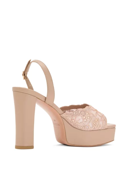 Сандали Nicoli на платформе с дантела