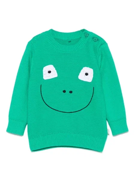 Sweter dziecięcy Stella Mccartney zielony