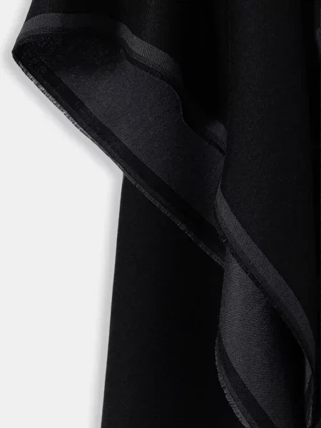 Fular Calvin Klein din jacard cu autograf negru