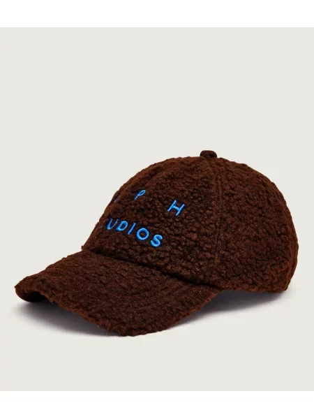 COPENHAGEN STUDIOS Șapcă baseball Teddy | shearling maro