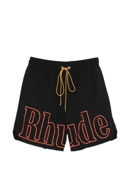 Pantaloni scurți Rhude cu imagine cu cordon negru
