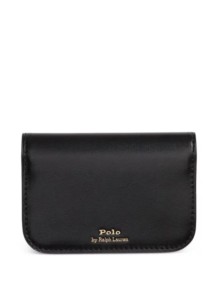 Ριγέ δερμάτινος κάλτσες Polo Ralph Lauren με κορδόνι μαύρο