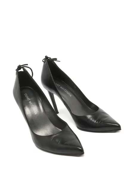Kožené lodičky Stuart Weitzman černé