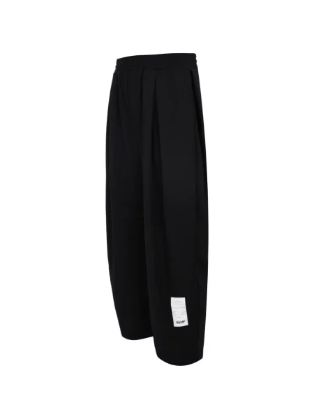 Pantaloni Tee Library cu autograf negru