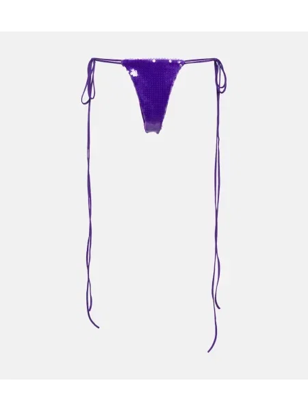 Majtki Laquan Smith fioletowe