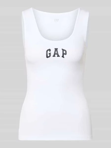 Top Gap z nadrukiem biały
