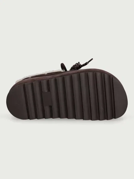 Steve Madden пантофи дамски от велур Cuddly кафяво