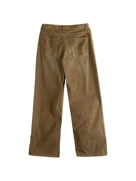 Pantaloni The Row cu picior lat maro