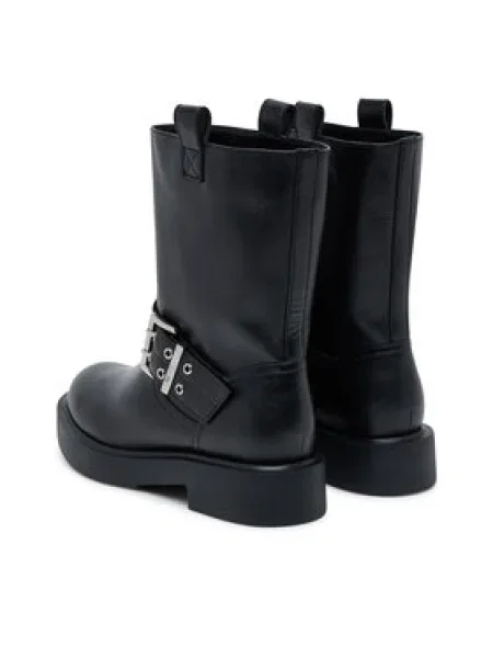 LOVE MOSCHINO Členková obuv čierna