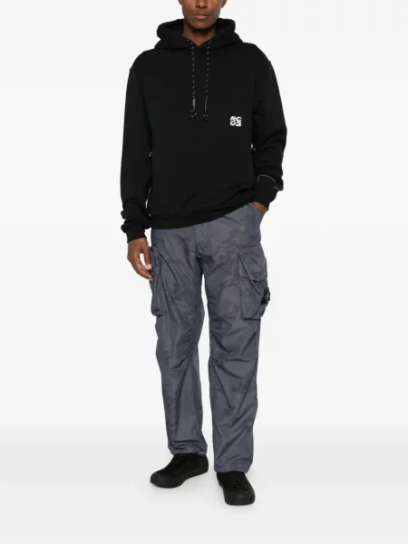 Παντελόνι cargo Stone Island με σχέδιο παραλλαγής μπλε