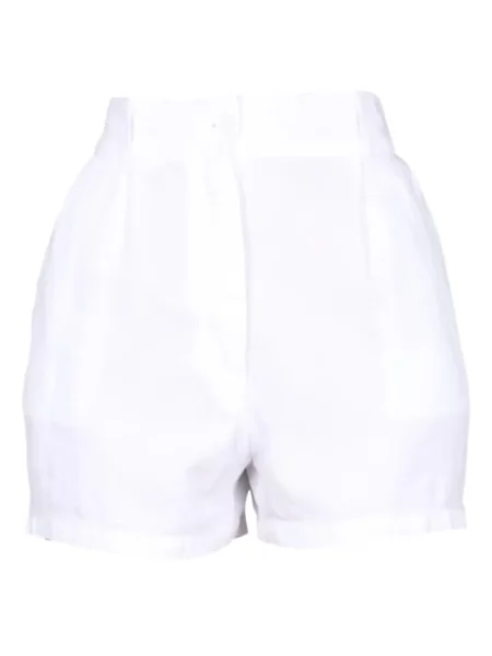 Pantaloni scurți Aspesi plisate alb