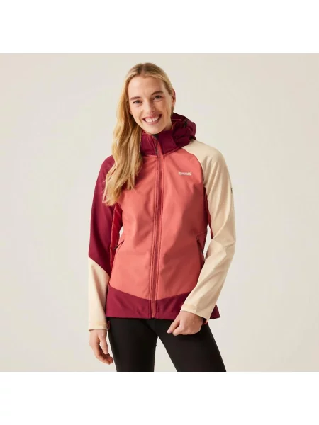 Kurtka softshell z kapturem Regatta Desoto X czerwona