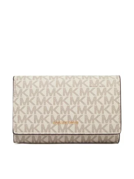 MICHAEL Michael Kors Denarnica rjava / pastelno / zlata rumena