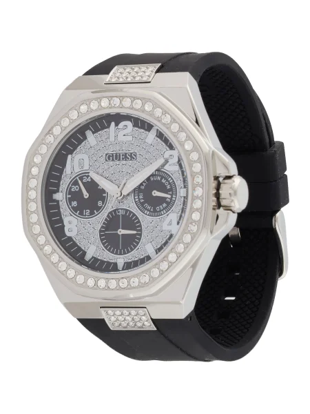 GUESS Analógové hodinky EMPIRE / strieborná čierna