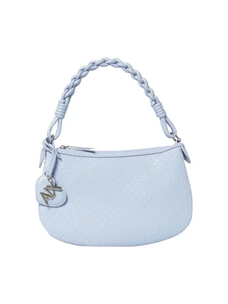 Torebka Emporio Armani skórzana niebieska