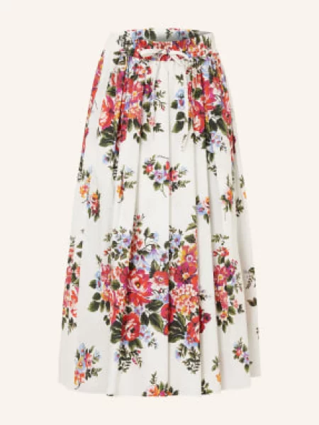 Dolce & Gabbana Sukně / červená / tmavě zelená bílá