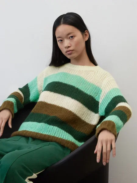 Marc O’Polo Джемпер Вовна/поліамід зелений